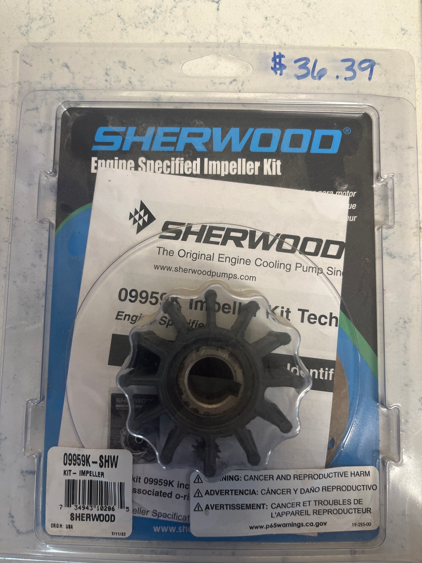 Sherwood Impeller Kit