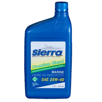 Sierra 25W40 Oil QT