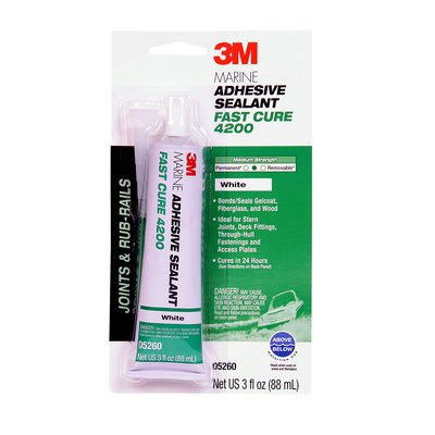 3M Adhesive Sealant Fast Cure 4200 3FL Oz