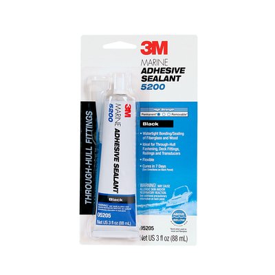 3M Adhesive Sealant 5200 Black 3 FL Oz