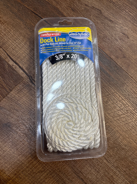 Twisted Nylon Dock line