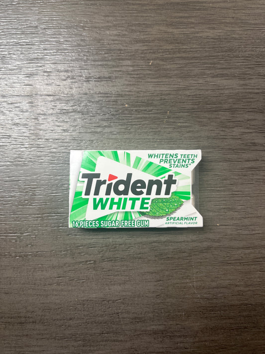 Trident White Spearmint Sugar Free