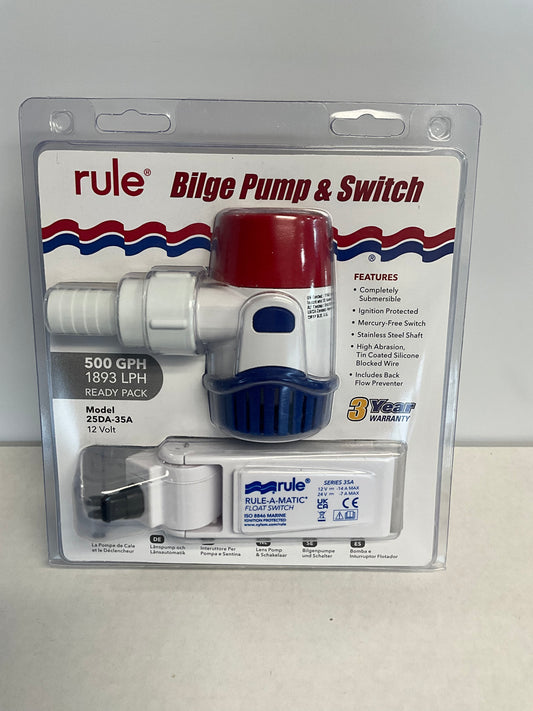 Bilge Pump and Switch Ready Pack