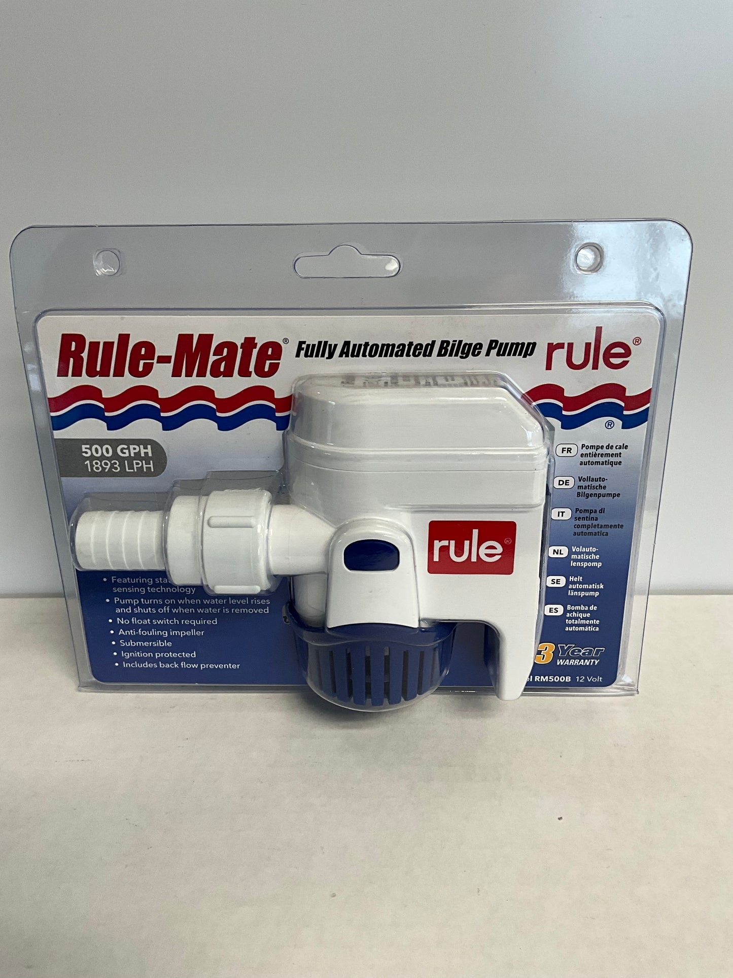 Fully Automated Bilge Pump 500GPH 1893 LPH