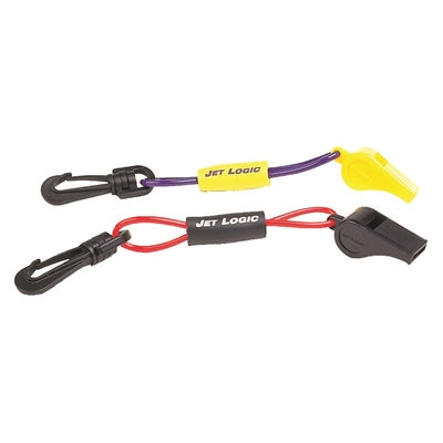 Safety Whistle with Floating Lanyard and Clip