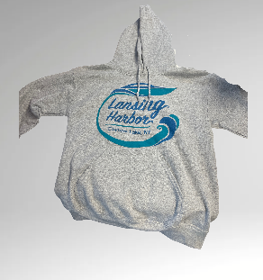 Lansing Harbor Hoodie Grey